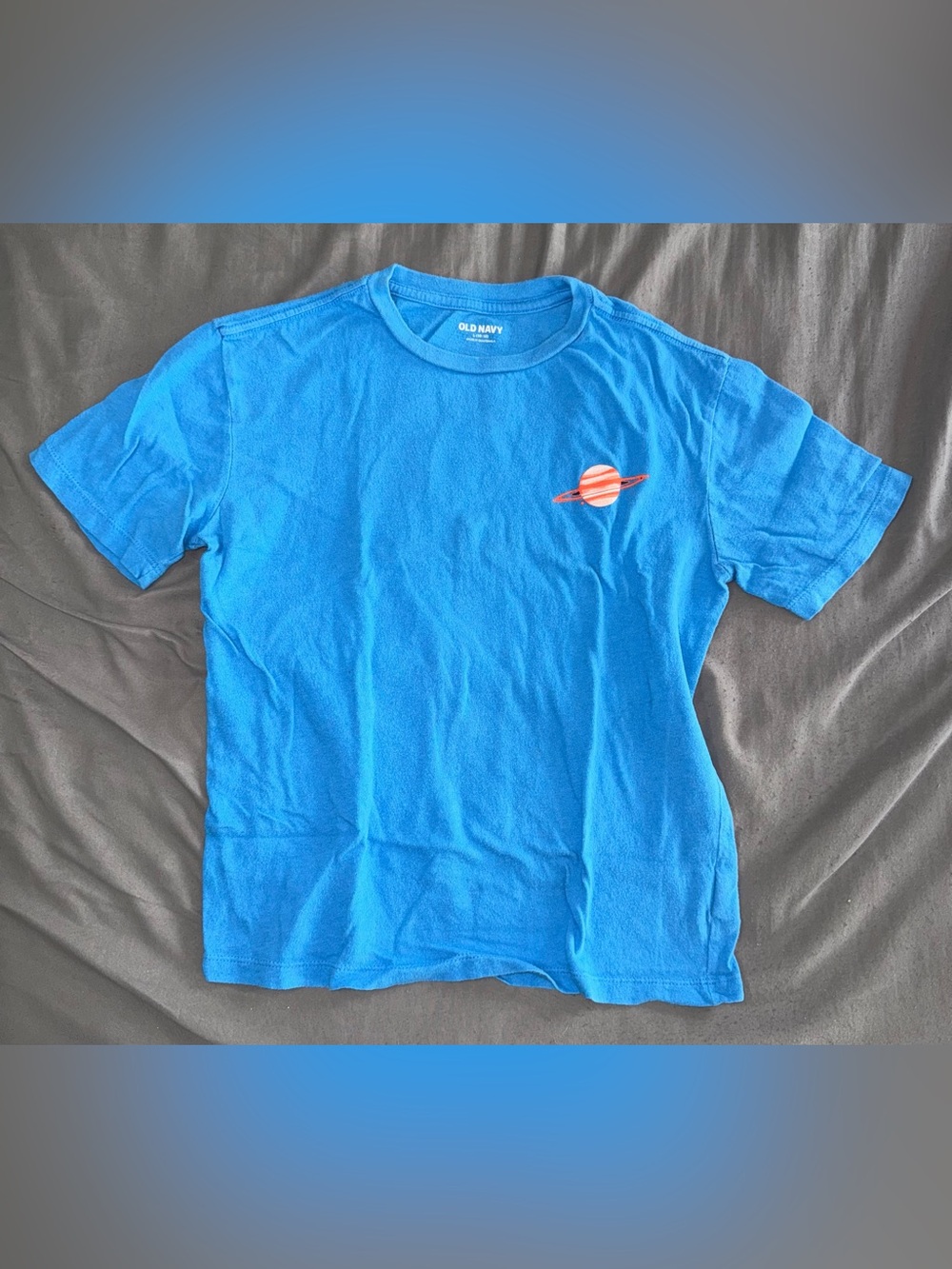 Old Navy Kids “We Are The Future” Saturn Graphic T-Shirt — Size L (10–12)